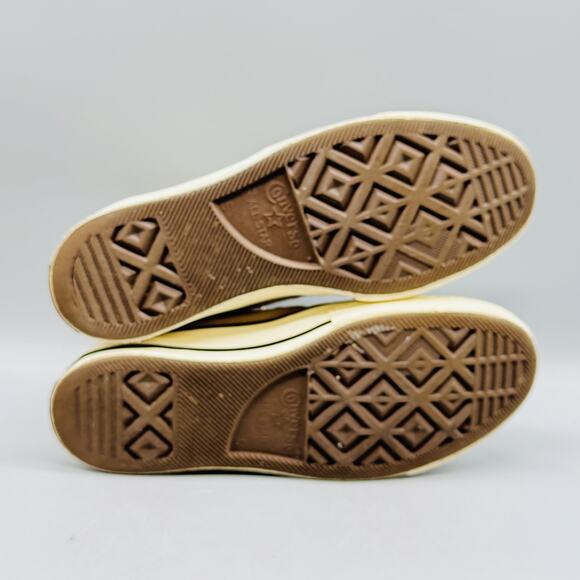 Converse Shoes Womens 7 Beige Tan Canvas Chuck Taylor All Star High Top Sneakers - Picture 6 of 8